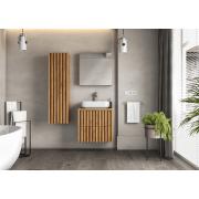 Koupelnová skříňka s umyvadlem SAT Delano 60x46 cm dub mat DELANO60ZDUM. obr. 3 