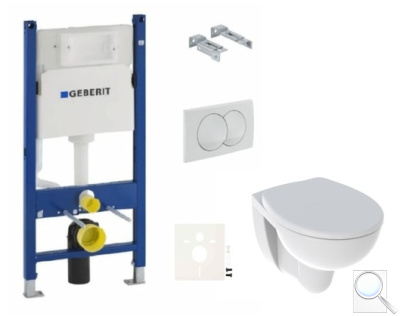 Závěsný WC set do lehkých stěn / předstěnová KOLO Rekord SIKOGES4K1. obr. 1
