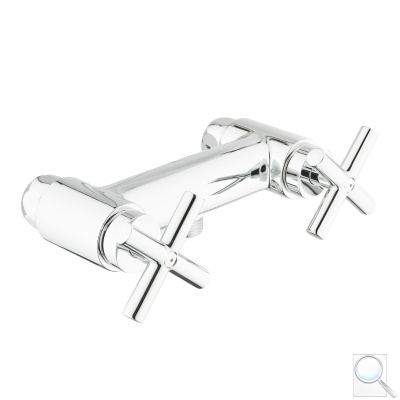 Sprchová baterie Paffoni Cruz bez sprchového setu 150 mm chrom QTV168. 