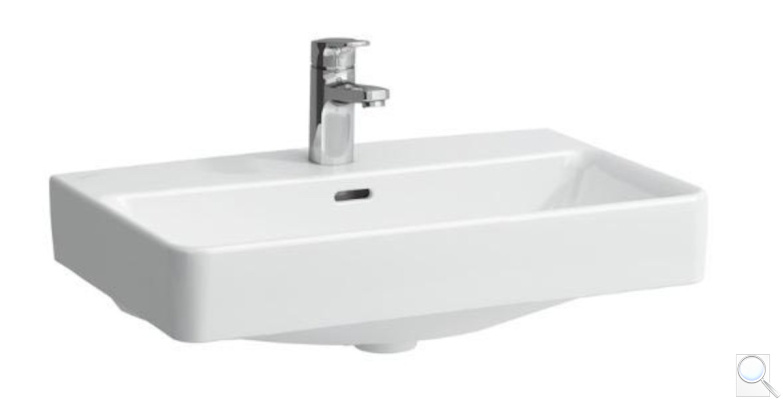 Umyvadlo na desku Laufen Pro 60x38 cm otvor pro baterii uprostřed H8129534001041. obr. 1