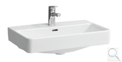 Umyvadlo na desku Laufen Pro 60x38 cm otvor pro baterii uprostřed H8129534001041. obr. 1