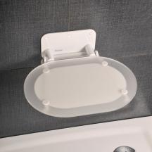 Sprchové sedátko Ravak Ovo Chrome bílá B8F0000028