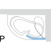 Vanová zástěna Ravak Rosa CVSK1. Schéma posuvu