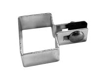 Příchytka na sloupek 60 x 40 mm koncová Zn