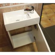 Koupelnová skříňka s umyvadlem Naturel Verona 46x26 cm bílá VERONA46WH (obr. 3)