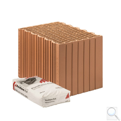 Cihla Porotherm 38 EKO+ Profi - Tepelněizolační broušená. obr. 1