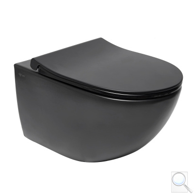 WC závěsné SAT Infinitio včetně sedátka softclose, zadní odpad SATINF011RREXPBKM. obr. 1