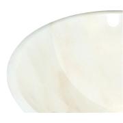 Umyvadlo na desku SAT Purity 43x43 cm bílý mramor bez otvoru pro baterii, bez přepadu SATPURWH. obr. 4&nbsp;