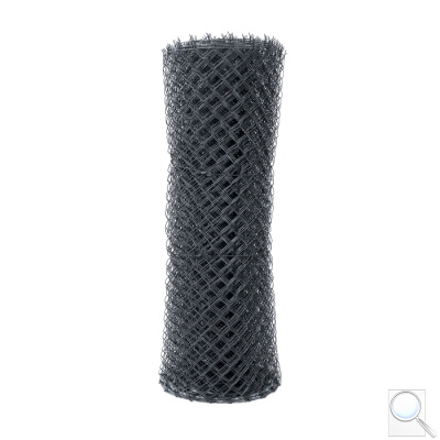 Čtyřhranná pletiva IDEAL® Zn+PVC zapletené. Barva antracit (RAL 7016)