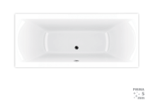 Obdélníková vana Laguna Cube Way Plus 150x70, 160x70, 170x70 cm akrylát