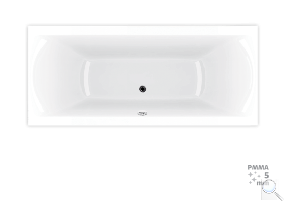 Obdélníková vana Laguna Cube Way Plus 150x70, 160x70, 170x70 cm akrylát. 