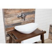 Umyvadlo na desku SAT Infinitio 61,5x36 cm bez otvoru pro baterii SATINF61536. obr. 11 