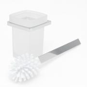 WC štětka SAT Evolution S chrom/mléčné sklo SATDEVOS37. obr. 4&nbsp;