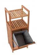 Koš na prádlo Naturel Home 35,5x95x39,5 cm ořech mat HOMEKOS2 (obr. 3)