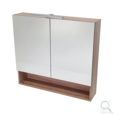 Zrcadlová skříňka Naturel Vario Dekor 75x68,6 cm lamino dub bardolino VARIOG75DB. 