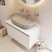 Koupelnová skříňka pod umyvadlo Roca ONA 79,4x44,3x45,7 cm bílá mat ONADESK801ZBM. obr. 5