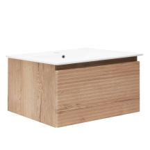 Koupelnová skříňka s umyvadlem Naturel Savona 98x43x44,8 cm dub halifax mat SAVONA100DH