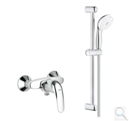 Set pákové baterie Grohe Euroeco 32740000 se sprchovým setem chrom lesk 27794001. obr. 1
