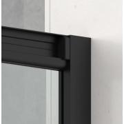 Sprchový kout čtvrtkruh 80x80 cm, 90x90 cm, 100x100 cm, bezbariérový vstup, černá SAT TEX BB. obr. 3&nbsp;