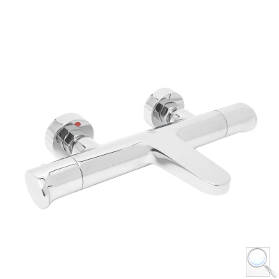 Vanová baterie SAT DARK bez sprchového setu 150 mm chrom SATBSDA222CR. obr. 1