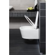 WC závěsné SAT Brevis včetně sedátka softclose, zadní odpad, bílá SATBRE010RREXP. obr. 14