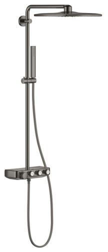 Sprchový systém Grohe EUPHORIA SMARTCONTROL na stěnu s termostatickou baterií Hard Graphite 26508A00