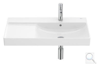 Umyvadlo Roca ONA 80x46 cm otvor pro baterii uprostřed A327688000. obr. 1