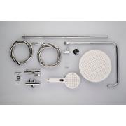 Sprchový systém SAT bez baterie bílá/chrom SATPIPET. obr. 10&nbsp;