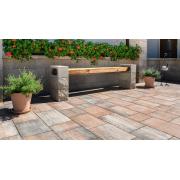 Venkovní betonová dlažba CSB CORTILA. povrch HLADKÝ - barva NATURCOLOR CORAL