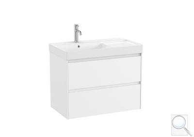 Koupelnová skříňka s umyvadlem Roca ONA 80x64,5x46 cm bílá mat ONA802ZBML obr. 1
