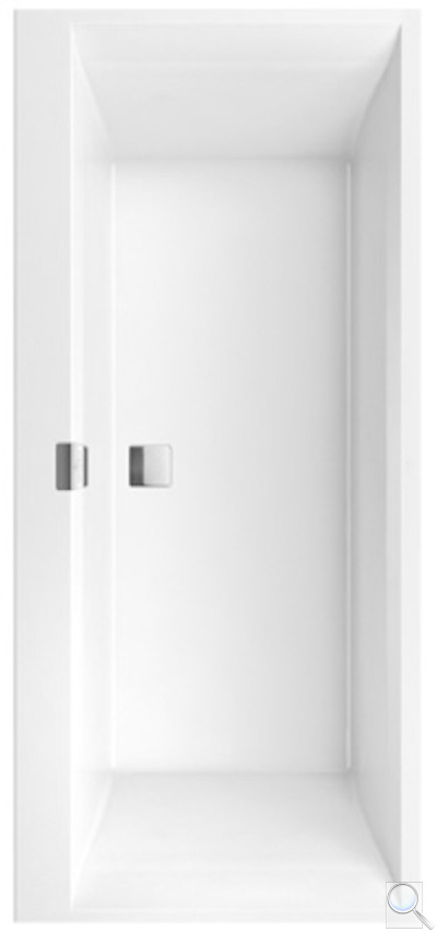 Obdélníková vana Villeroy & Boch Squaro 170x75 cm UBQ170SQE2DV-01. obr. 1