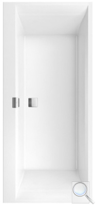 Obdélníková vana Villeroy & Boch Squaro 170x75 cm UBQ170SQE2DV-01. obr. 1