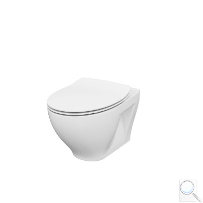 WC se sedátkem softclose závěsné Cersanit Dormo zadní odpad SIKOSCMOK116. 