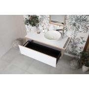 Koupelnová skříňka pod umyvadlo s držákem ručníku Naturel Oxo Multi 118x39x50 cm bílá mat OXOMULTI110KDLP. obr. 4 