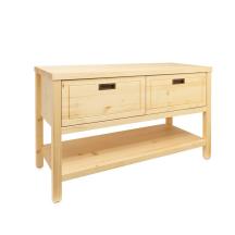 Koupelnová skříňka pod umyvadlo Naturel Country 120x72,5x51 cm přírodní COUNTRY120ZBUMNA