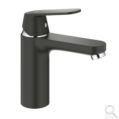 Umyvadlová baterie Grohe Eurosmart Cosmopolitan bez výpusti Supermatt Black 23327KW0. 