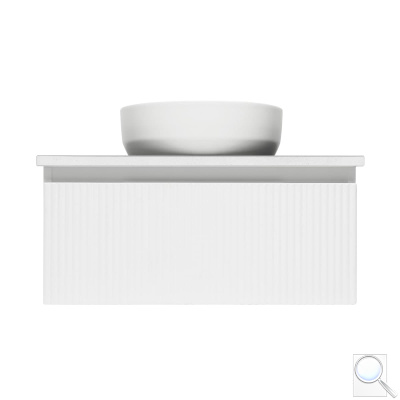 Koupelnová skříňka s krycí deskou SAT Evolution 78x30x44,8 cm bílá mat SATEVO80WMD. obr. 1