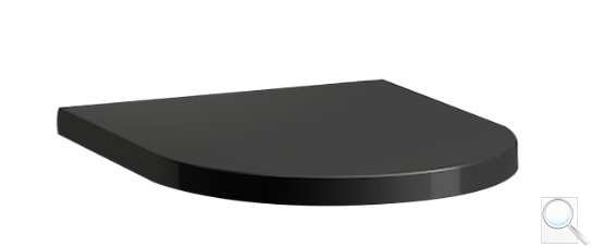 WC sedátko softclose Laufen Kartell by Laufen duroplast černá lesk H8913330200001. obr. 1