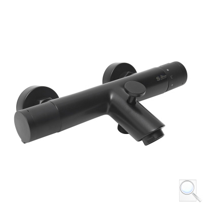 Vanová baterie S-Line Pro bez sprchového setu 150 mm černá mat SIKOBSLPRO222TC. obr. 1