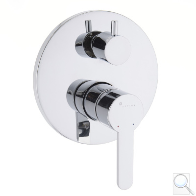 Vanová baterie Optima Sofie včetně podomítkového tělesa chrom SO015. 