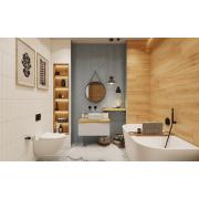 Umyvadlová baterie Paffoni Light včetně podomítkového tělesa černá LIG007NO70. obr. 4