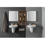 Kryt sifonu Geberit Selnova 27,5x28 cm otvor pro baterii uprostřed 500.329.01.7. obr. 2&nbsp;