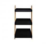Set poličky a nosníků Naturel Home černá/ořech mat 53,5x98x40 cm HOMEP3C (obr. 2)