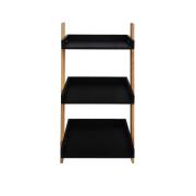 Set poličky a nosníků Naturel Home černá/ořech mat 53,5x98x40 cm HOMEP3C. obr. 2 