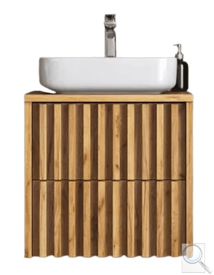 Koupelnová skříňka pod umyvadlo SAT Delano 60x46 cm dub mat DELANO60ZDDE. obr. 1