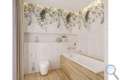Koupelna Kale Soul - SIKO-koupelna-s-walk-in-kvetinovy-dekor-se-drevem-serie-soul-02