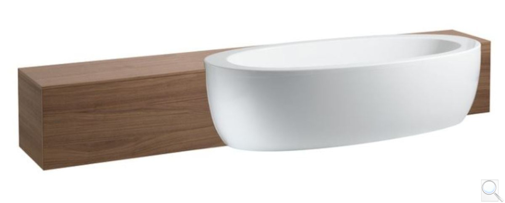 Asymetrická vana Laufen Ilbagnoalessi 203x102 cm akrylát H2449700000001. 