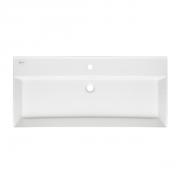 Umyvadlo SAT Infinitio 100,4x46,5 cm otvor pro baterii uprostřed SATINF10046 (obr. 2)