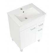 Koupelnová skříňka s umyvadlem Multi 60x46 cm bílá SPPONZA (obr. 2)