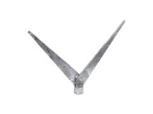 Bavolet na kulatý sloupek IDEAL® průměr 48 mm tvar V Zn